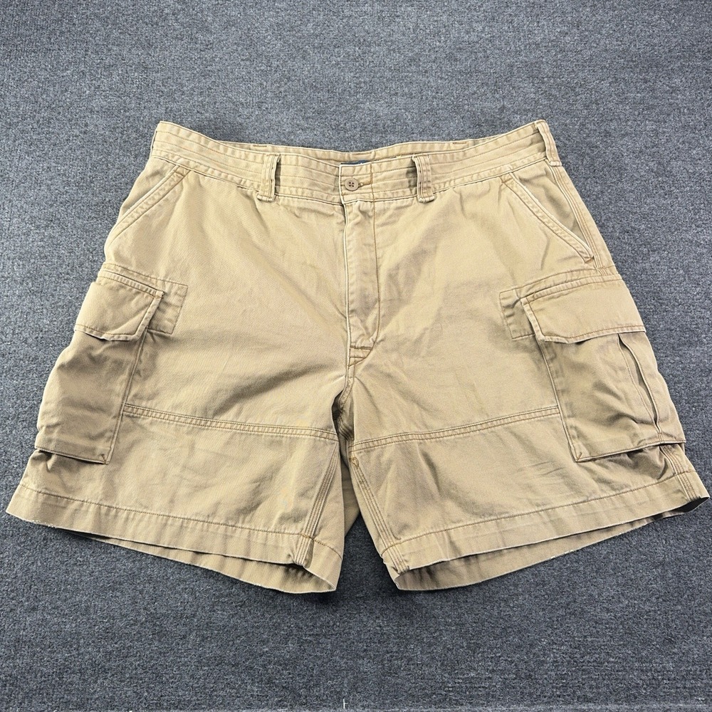 Polo Ralph Lauren Mens Shorts Tan Relaxed Cargo Shorts 40 EUC‎